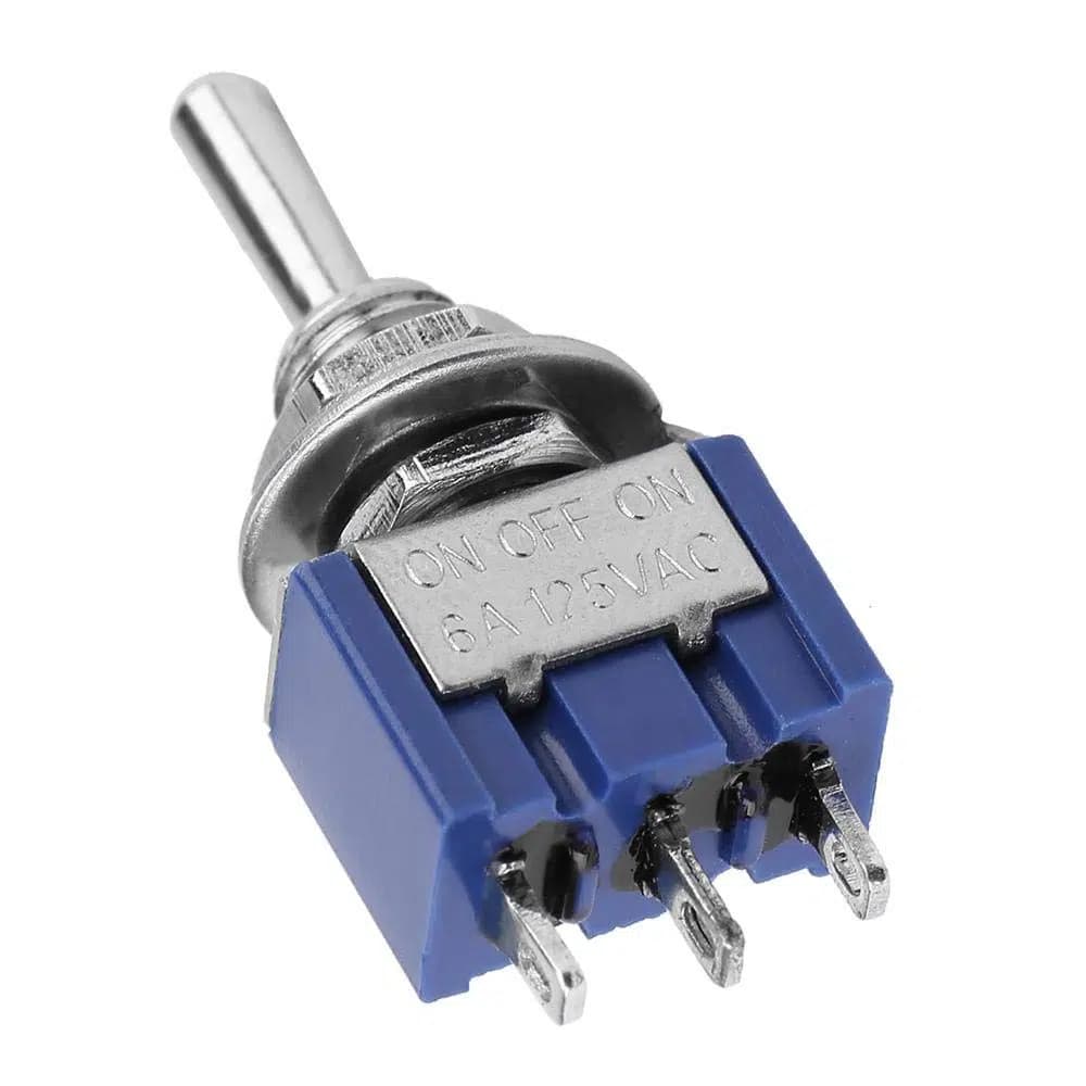 IC-140 On-Off-OnØ6mm MTS-103 3P Toggle Switch - küçük görsel 3