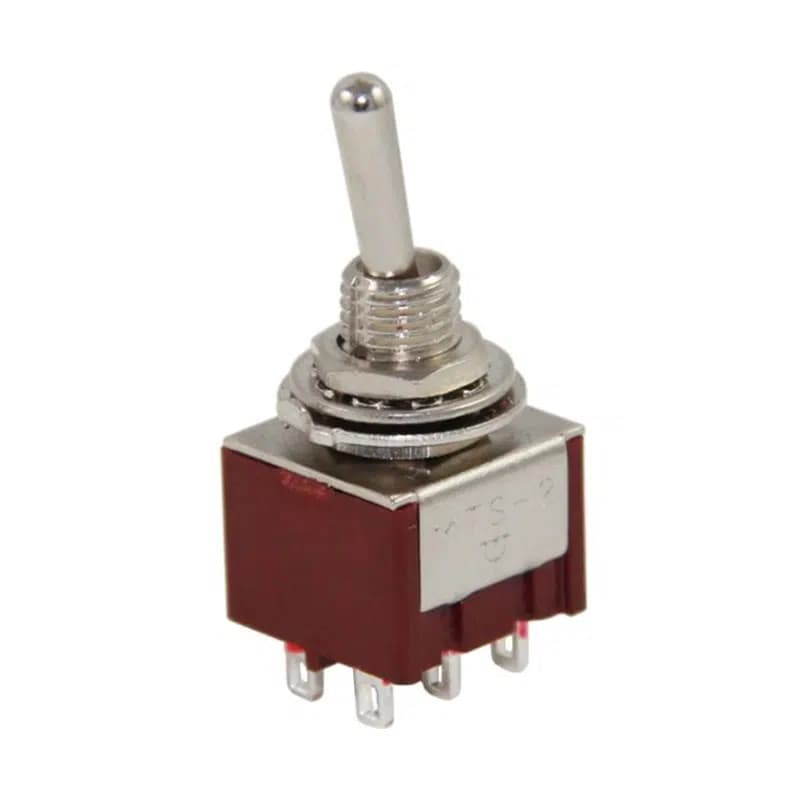 IC-144A Ø6 mm On-On Toggle Switch MTS-202 - Seyyar Elektronik