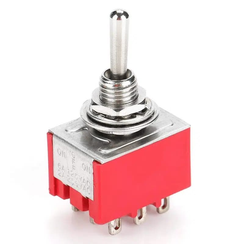 IC-148B  9 Pin On-Off Ø6Mm Toggle Switch MTS-303 - Seyyar Elektronik