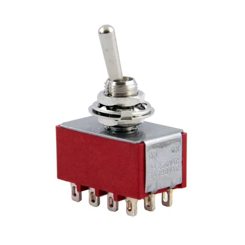 IC-148C  On-On Ø6mm 12P Toggle Switch MTS-402 - Seyyar Elektronik