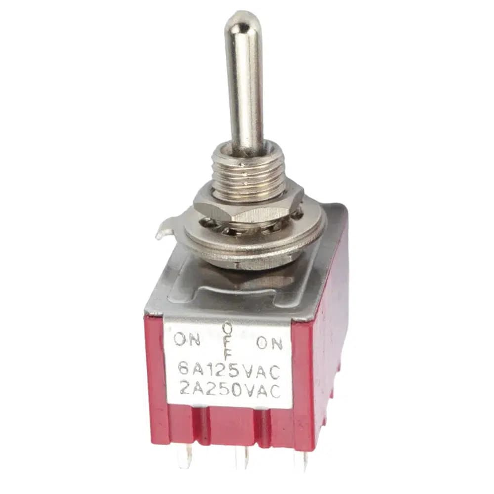 IC-148D On-Off-On Ø6mm MTS-403 12P Toggle Switch - Seyyar Elektronik