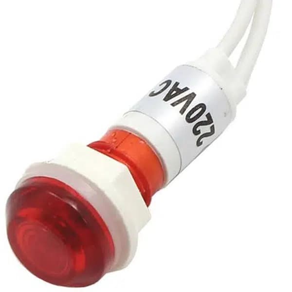 IC-227 Kablolu Sinyal Lambası Plastik 10 Mm (XD10-6W) - Seyyar Elektronik