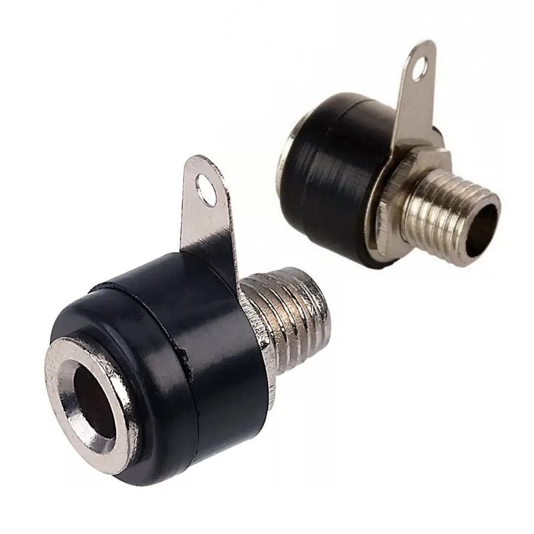 IC-240A Küçük Boy 4mm Siyah Dişi Born Kelemens - Seyyar Elektronik