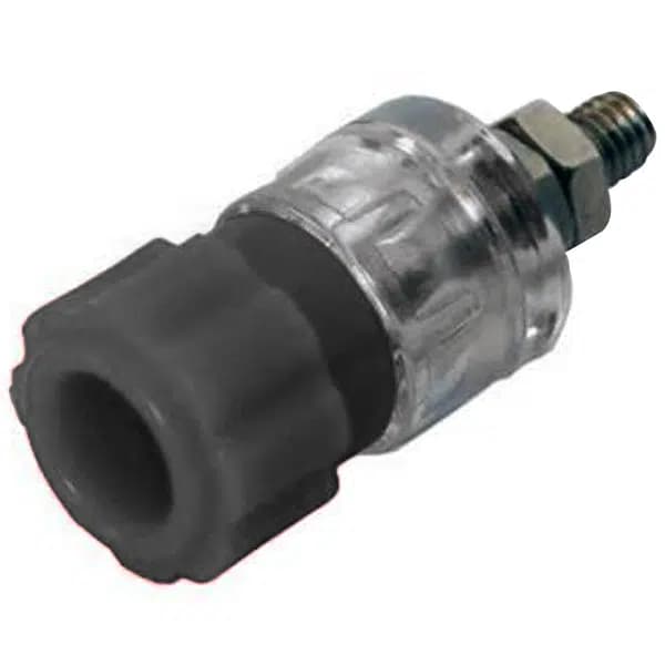 IC-240C Orta Boy Şeffaf Siyah Born Klemens - Seyyar Elektronik