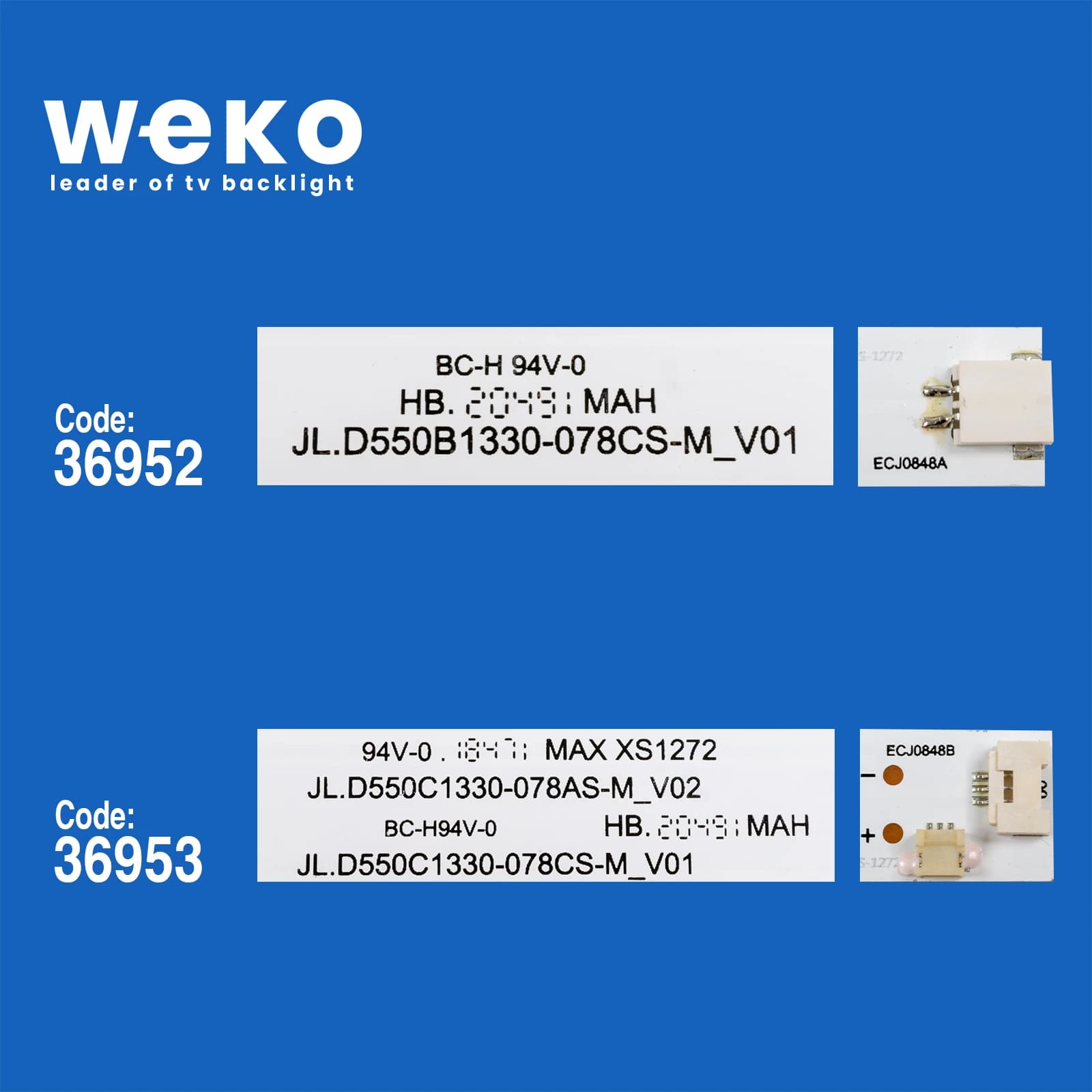 Jvc LT-55VU3905 55'' 4 Adet Tv Led Bar - küçük görsel 2