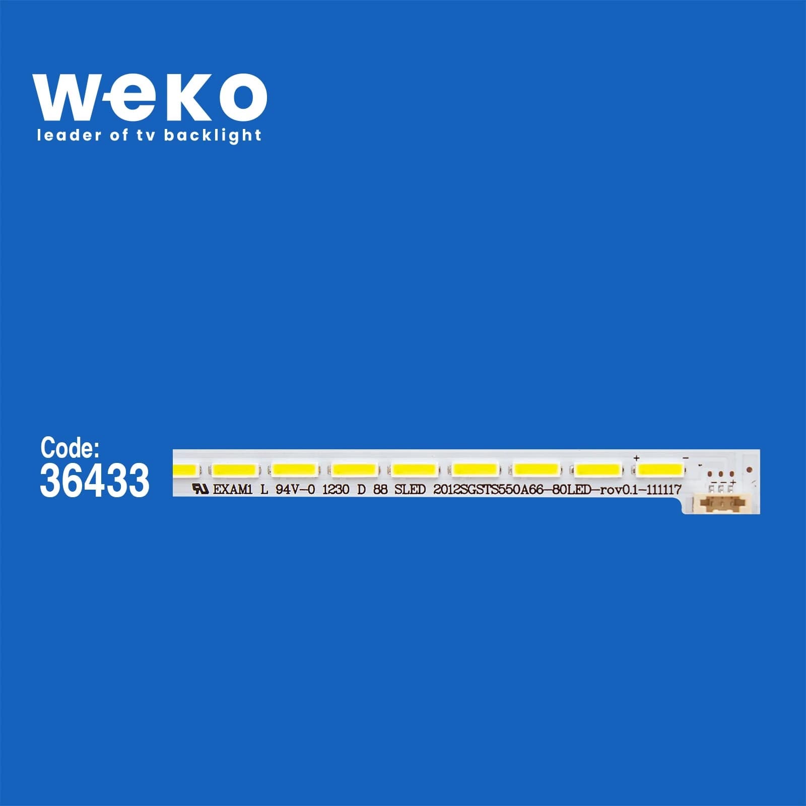 Konka LED55X5000DE 55'' inç 1 Adet Tv Led Bar - küçük görsel 2