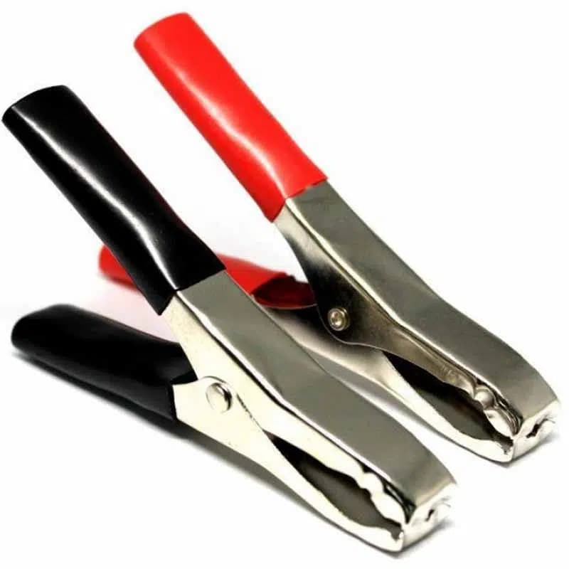 Krokodil Akü Maşası Büyük 100 Mm - küçük görsel 2