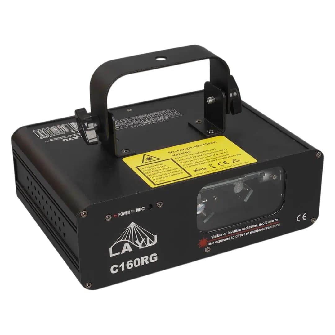 Layu C160RG Kırmızı-Yeşil Çift Renk Beam Efekt Lazeri - küçük görsel 2