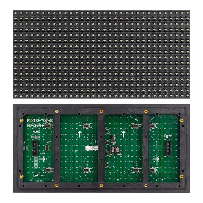 Led Panel P10 16x32 Yeşil - küçük görsel 2