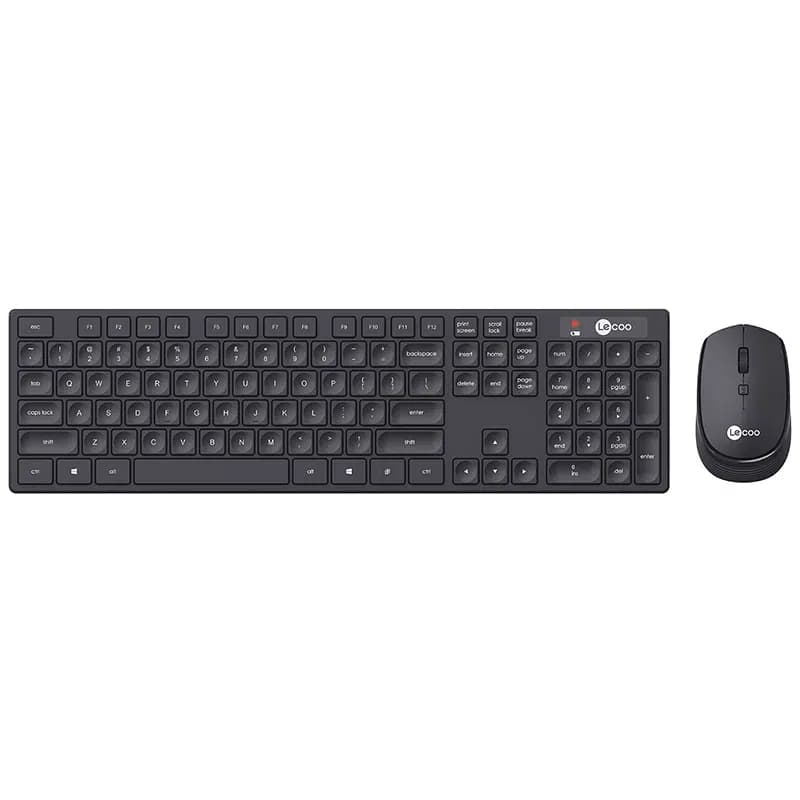 Lenovo Lecoo KM2001 Kablosuz Q Klavye - Mouse Set - Seyyar Elektronik