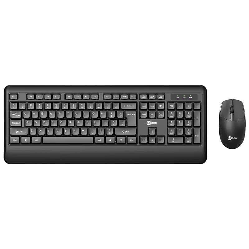 Lenovo Lecoo KW202 Kablosuz Q Klavye - Mouse Set Siyah - Seyyar Elektronik