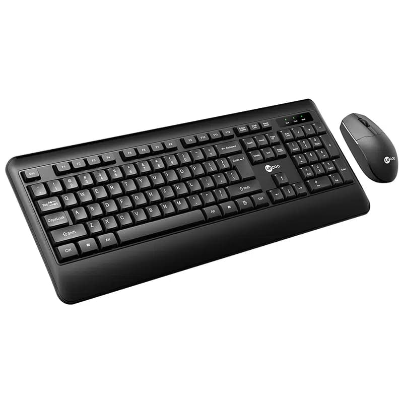 Lenovo Lecoo KW202 Kablosuz Q Klavye - Mouse Set Siyah - küçük görsel 2
