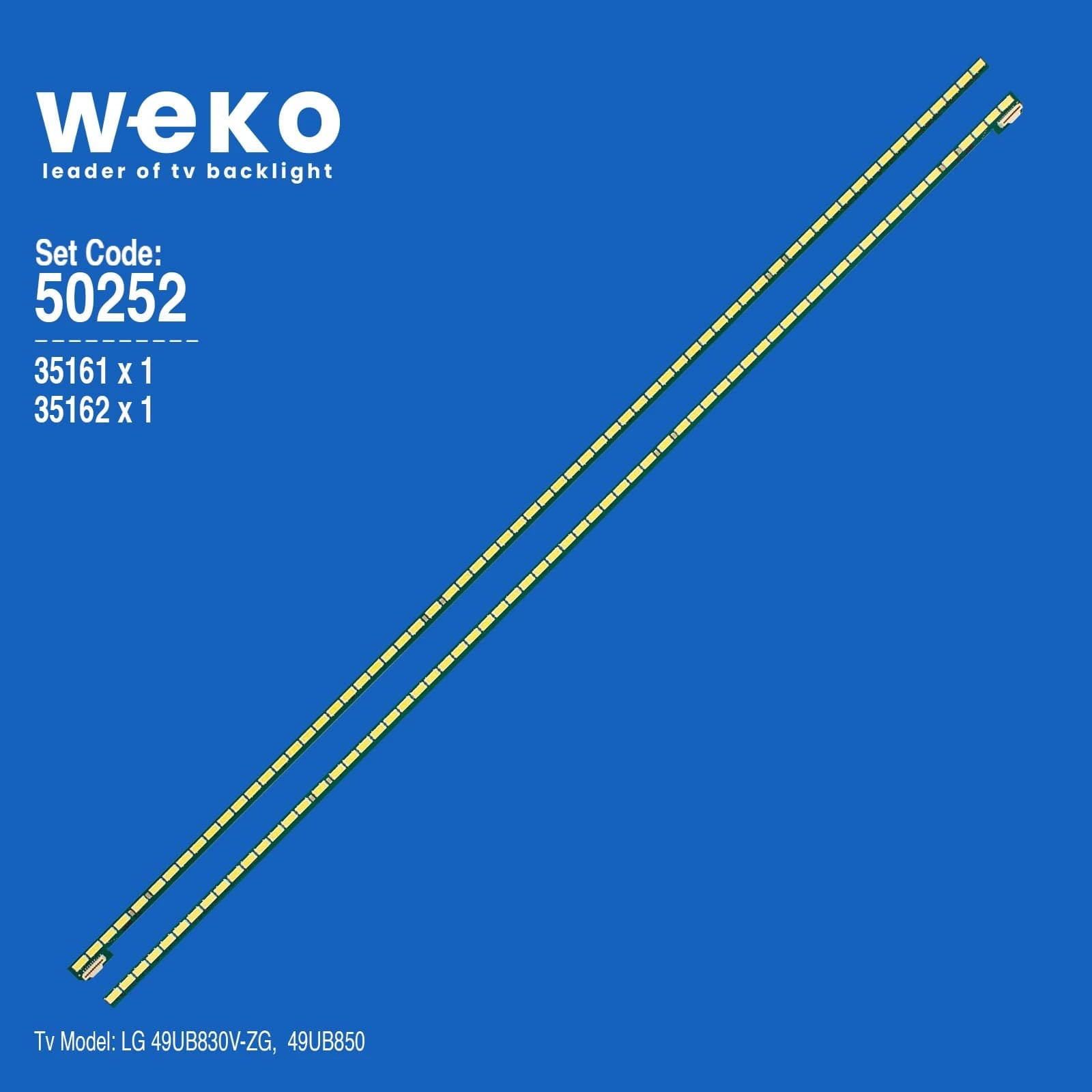 Lg 49UB830V-Zg 49'' inç 2 Adet Tv Led Bar - küçük görsel 1