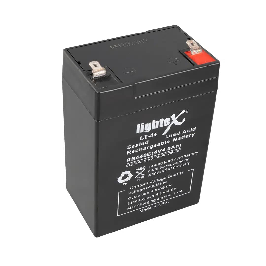 Lightex LT-44 4Volt 4.0Amper Kuru Işıldak Aküsü - Seyyar Elektronik