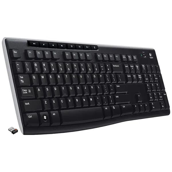 Logitech K270 Kablosuz USB Q TR Multimedya Siyah Klavye - Seyyar Elektronik