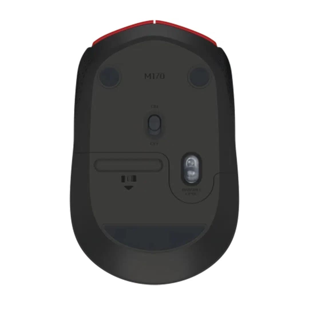 Logitech M171 USB Kırmızı Kablosuz Mouse - küçük görsel 3