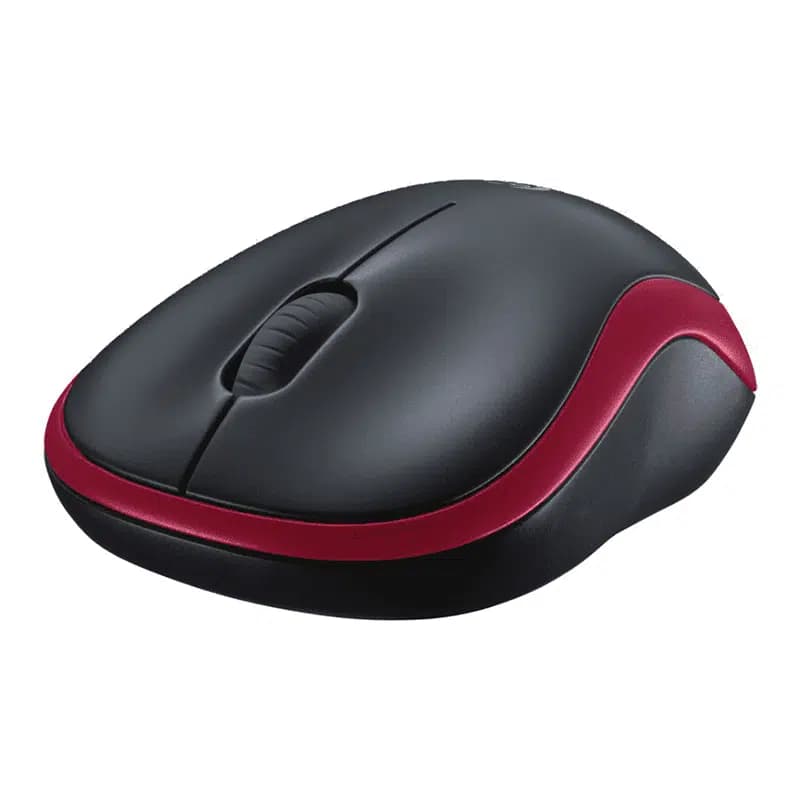 Logitech M185 Kablosuz Kırmızı Mouse - küçük görsel 2