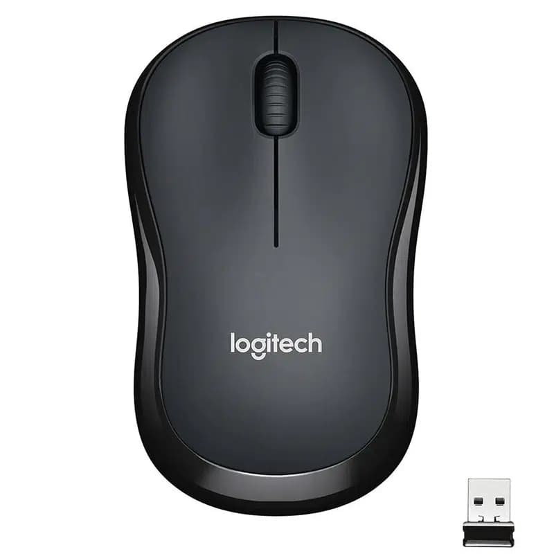 Logitech M221 Sessiz Siyah Kablosuz Mouse - Seyyar Elektronik