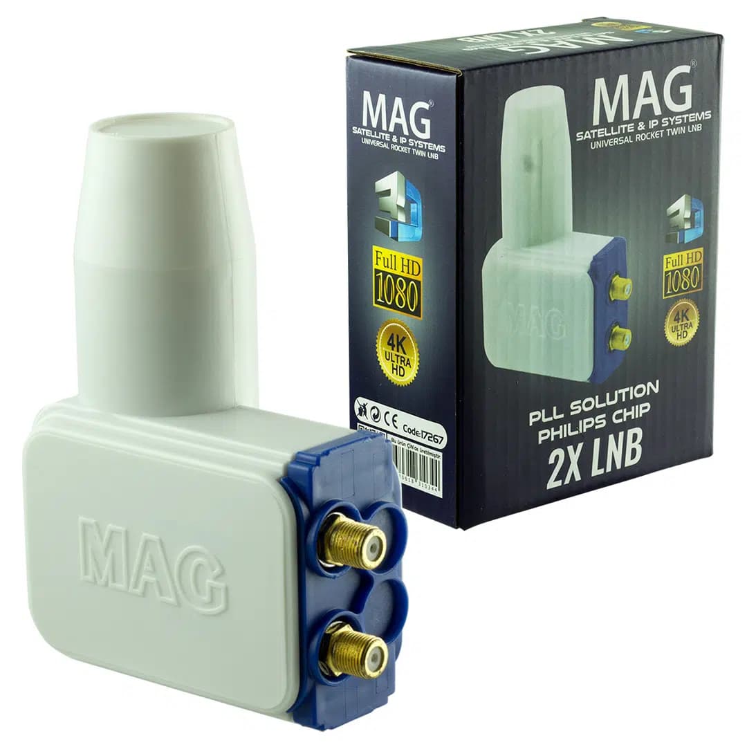 Mag 17267 Slim Roket HD Çiftli Lnb - küçük görsel 2