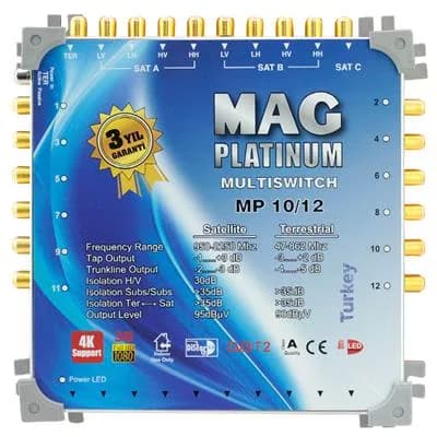 Mag Platinum 10-12 Kaskatlı Uydu Santrali - küçük görsel 4
