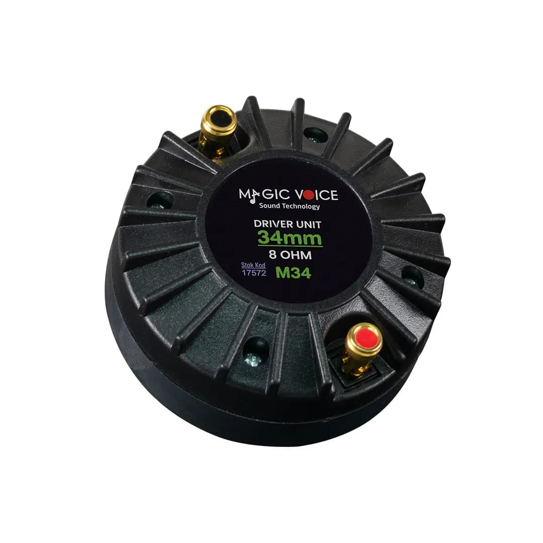 Magicvoice M-34 8 Ohm 34 Mm 40 Watt Driver Unit - küçük görsel 4