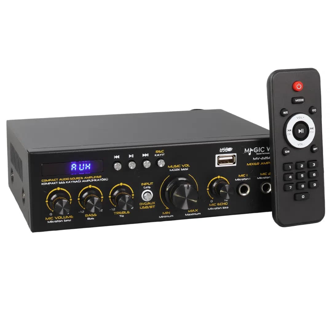 MagicVoice MV-22560 Dijital Karaoke Mikser Amfi - küçük görsel 3