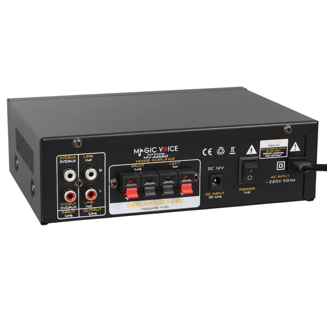 MagicVoice MV-22560 Dijital Karaoke Mikser Amfi - küçük görsel 4