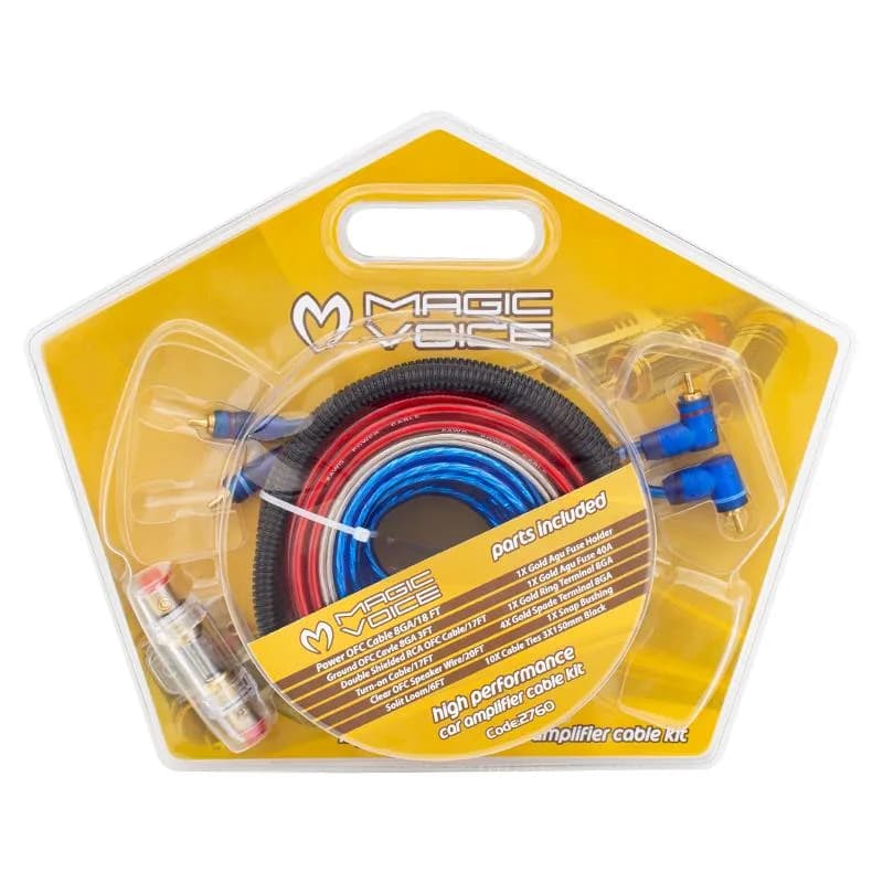 Magicvoice MV-2760 8GA Oto Anfi Kablo Seti - küçük görsel 3