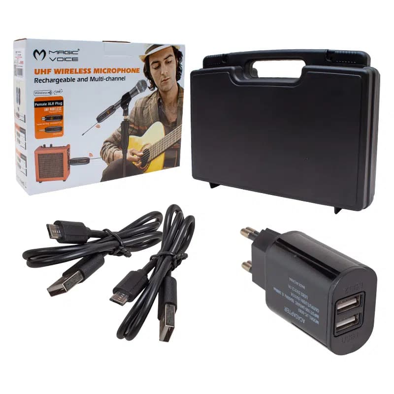 Magicvoice Uhf Gitar Tip Kablosuz Mikrofon MV-19585 - küçük görsel 3