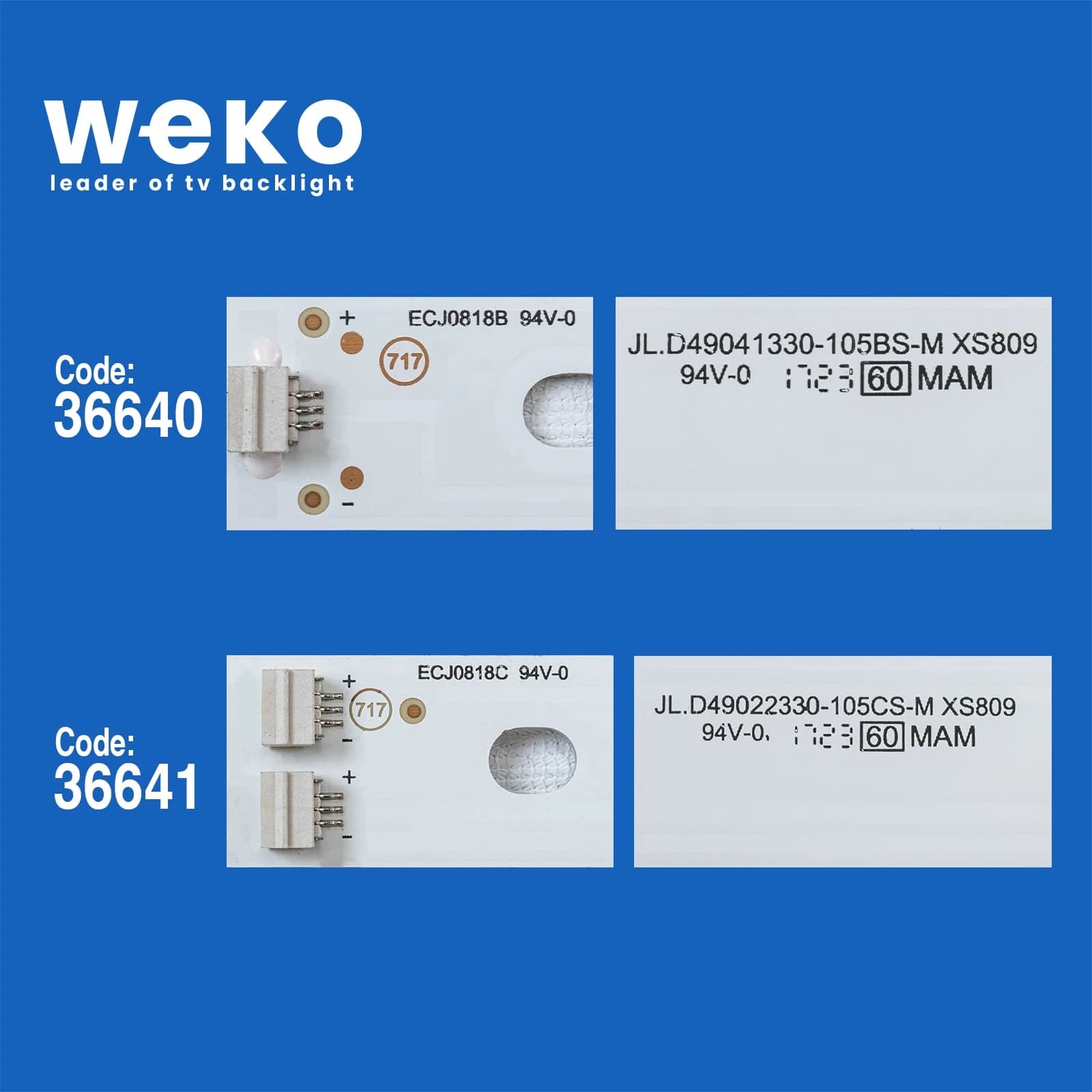 Navitech LDS-4966UHD 49'' inç 9 Adet Tv Led Bar - küçük görsel 2