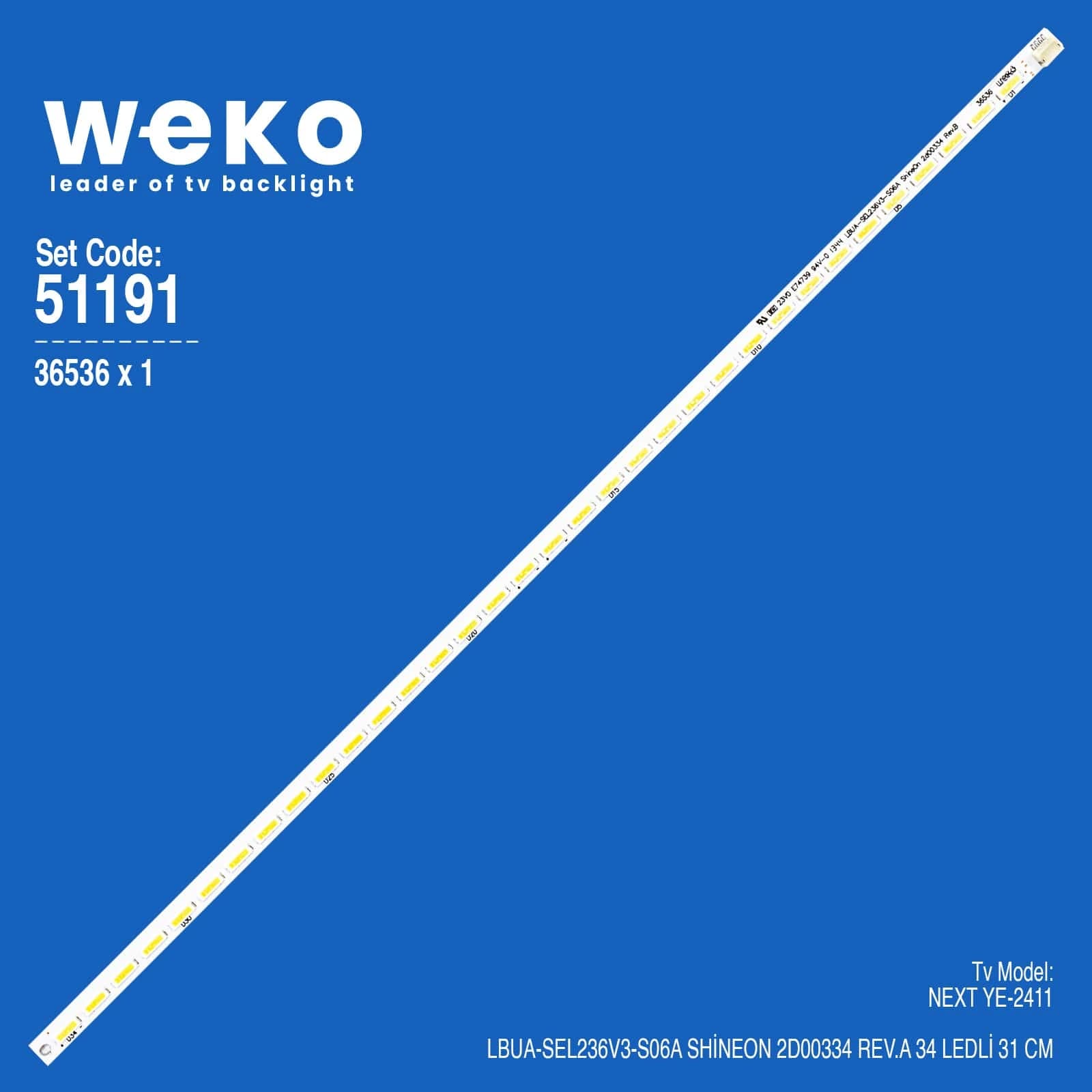 Next YE-2411 24'' 1 Adet Tv Led Bar - Seyyar Elektronik