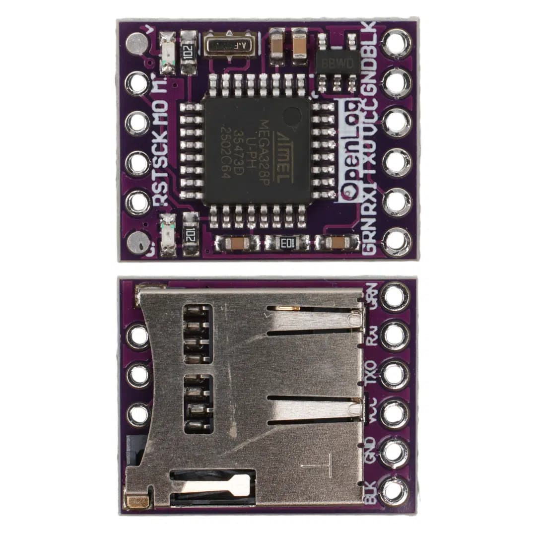 OpenLog ATmega328P MicroSD Seri Veri Kaydedici Modül - Seyyar Elektronik