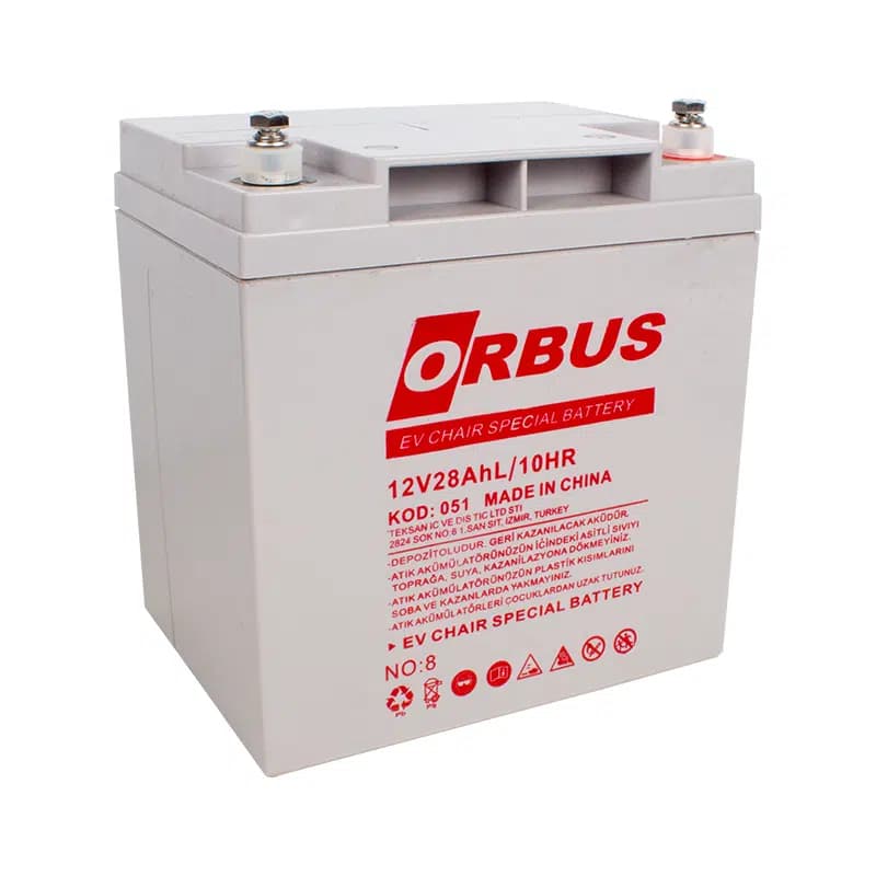 Orbus 12 Volt 28 Amper Elektrikli Bisiklet Aküsü - Seyyar Elektronik