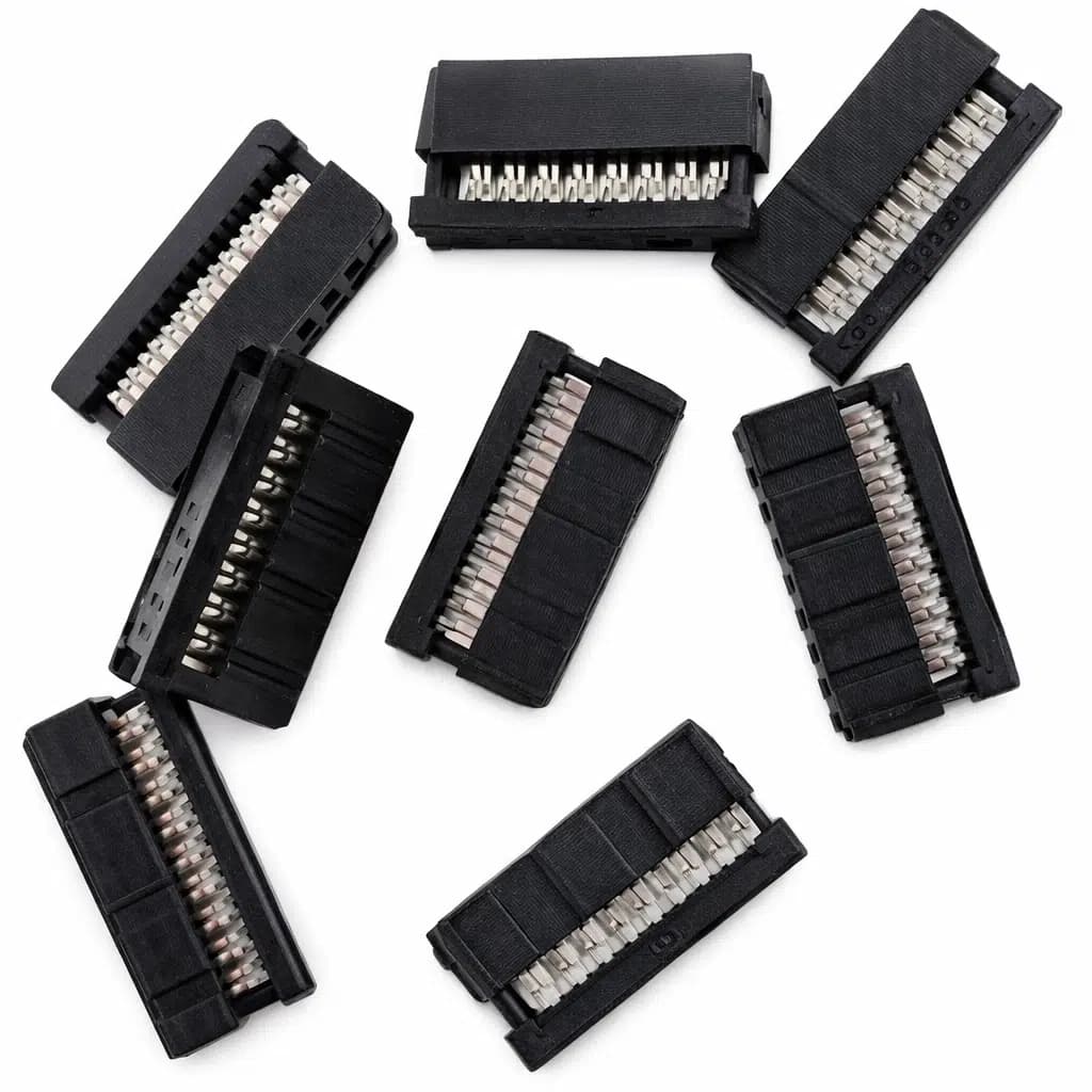 P10 Led Data Uç (16\'lı IDC Dişi Soket) - Seyyar Elektronik