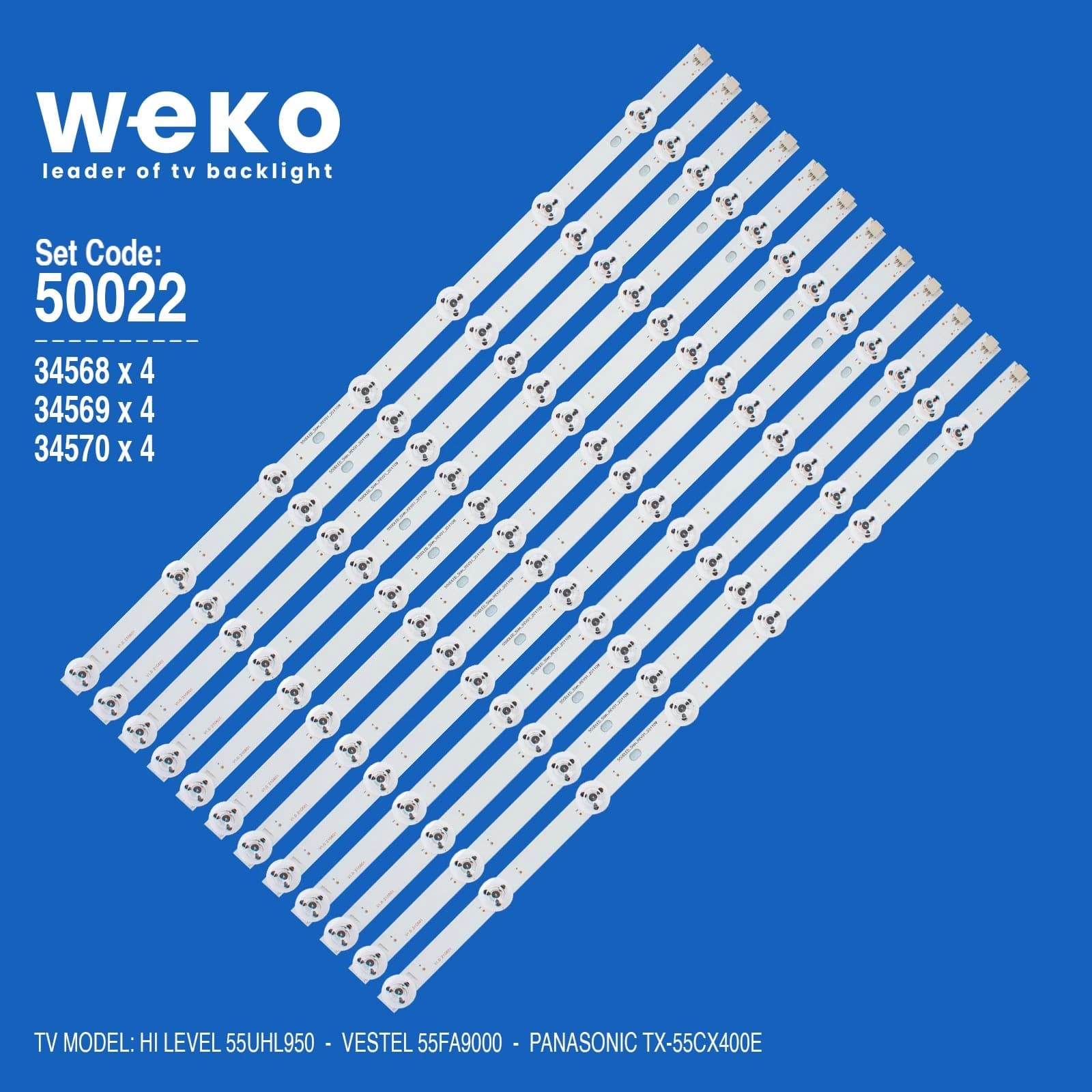 Panasonic TX-55CX400E 55'' inç 12 Adet Tv Led Bar - Seyyar Elektronik