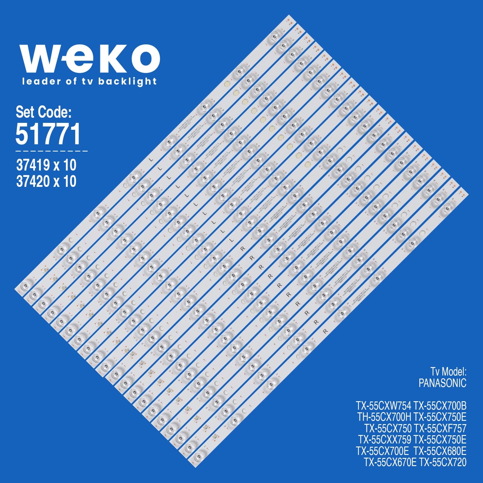 Panasonic TX-55CXX759 55'' 20 Adet Tv Led Bar - Seyyar Elektronik