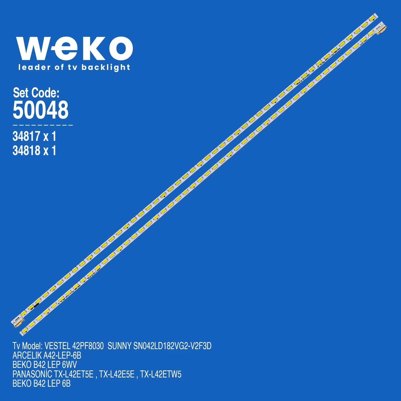 Panasonic TX-L42ETW5 42'' inç 2 Adet Tv Led Bar - Seyyar Elektronik