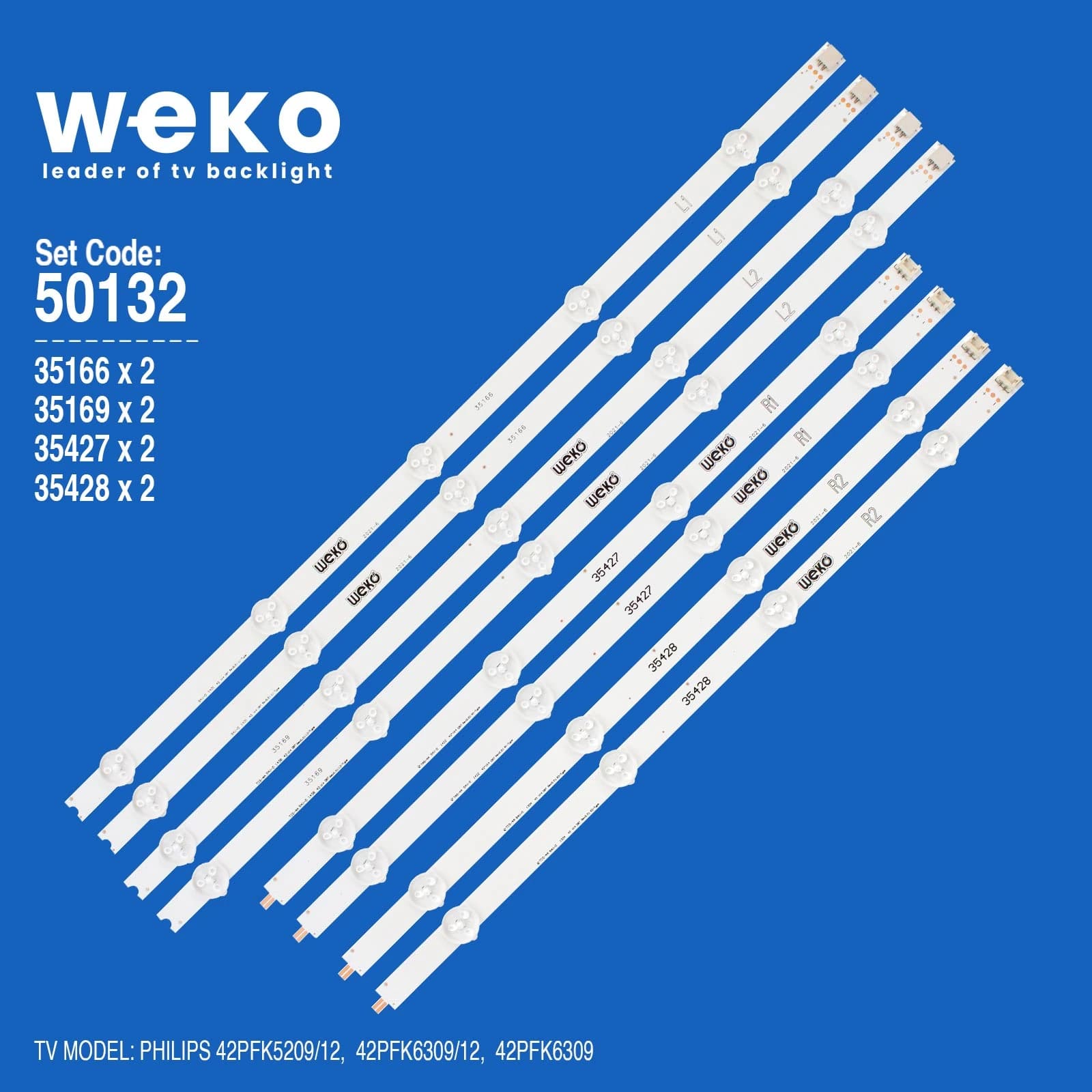 Philips 42PFK6309/12 42'' inç 8 Adet Tv Led Bar - Seyyar Elektronik