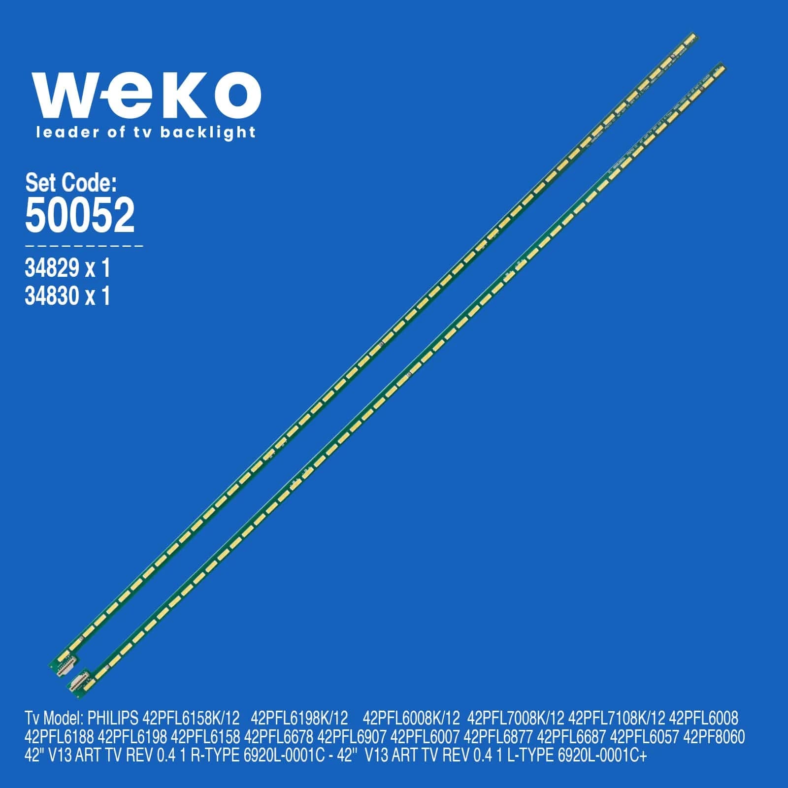 Philips 42PFL6877 42'' inç 2 Adet Tv Led Bar - Seyyar Elektronik