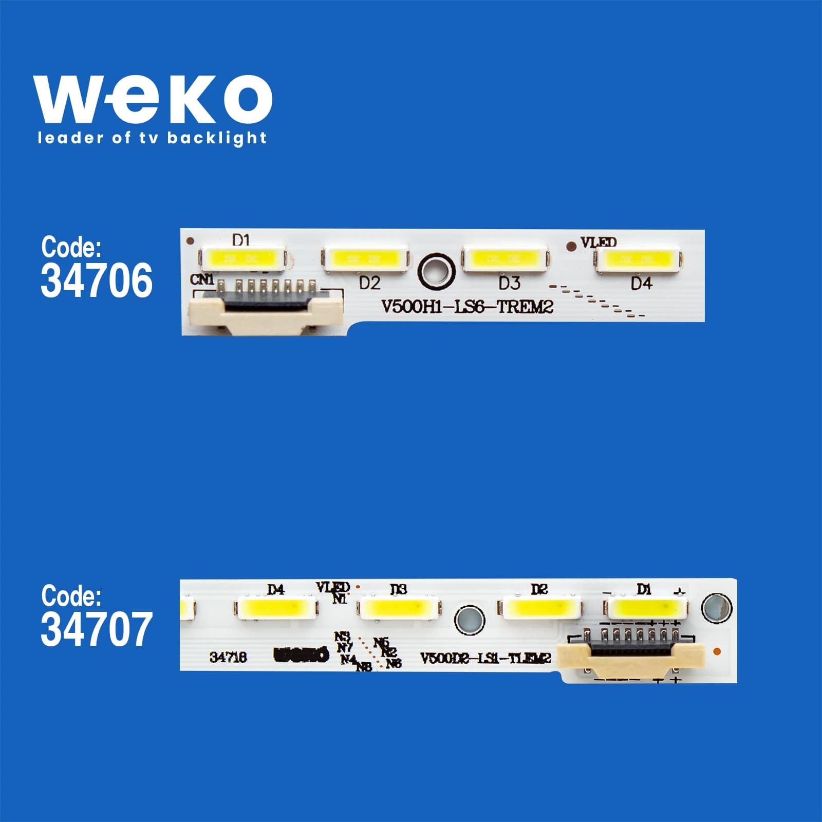 Philips 50PUK6809/12 50'' inç 2 Adet Tv Led Bar - küçük görsel 3