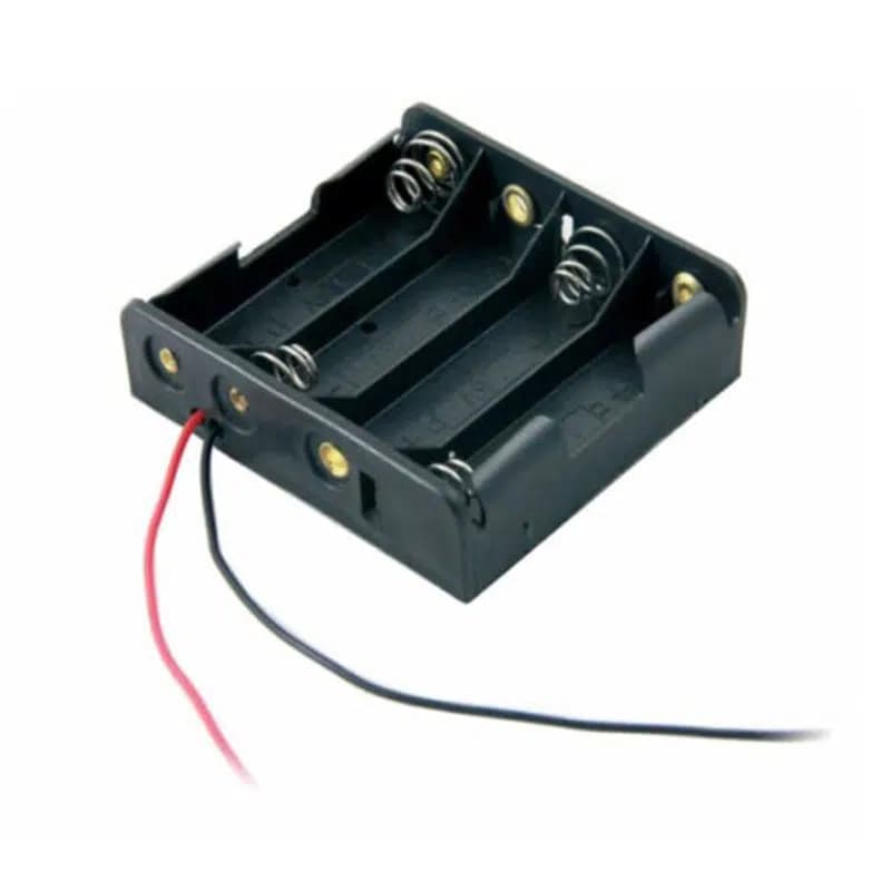 Pil Yuvası Aa 4'lü Yan Yana (IC-234A) - Seyyar Elektronik