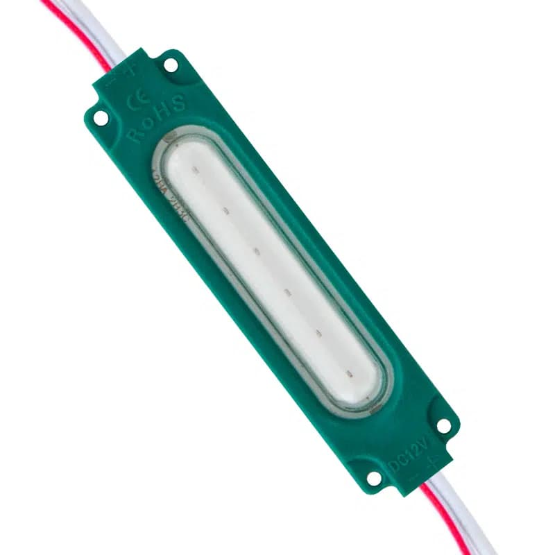 Powermaster 12 Volt 2 Watt Yeşil Modül Led (68x16 Mm) - Seyyar Elektronik