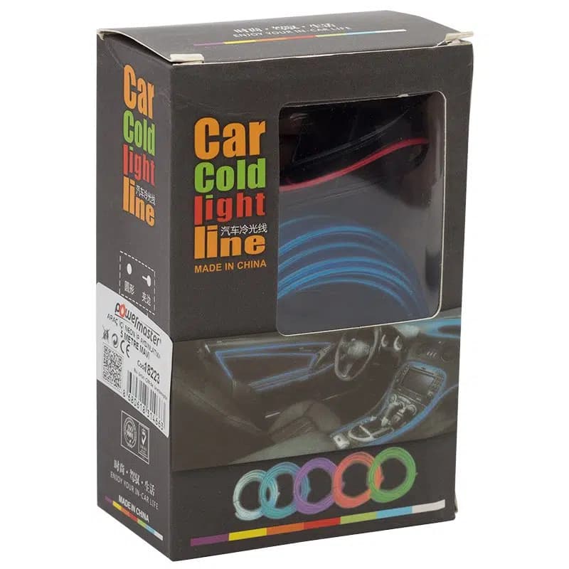 Powermaster 5 Metre Mavi Araç İçi Neon İp Aydınlatma - küçük görsel 2