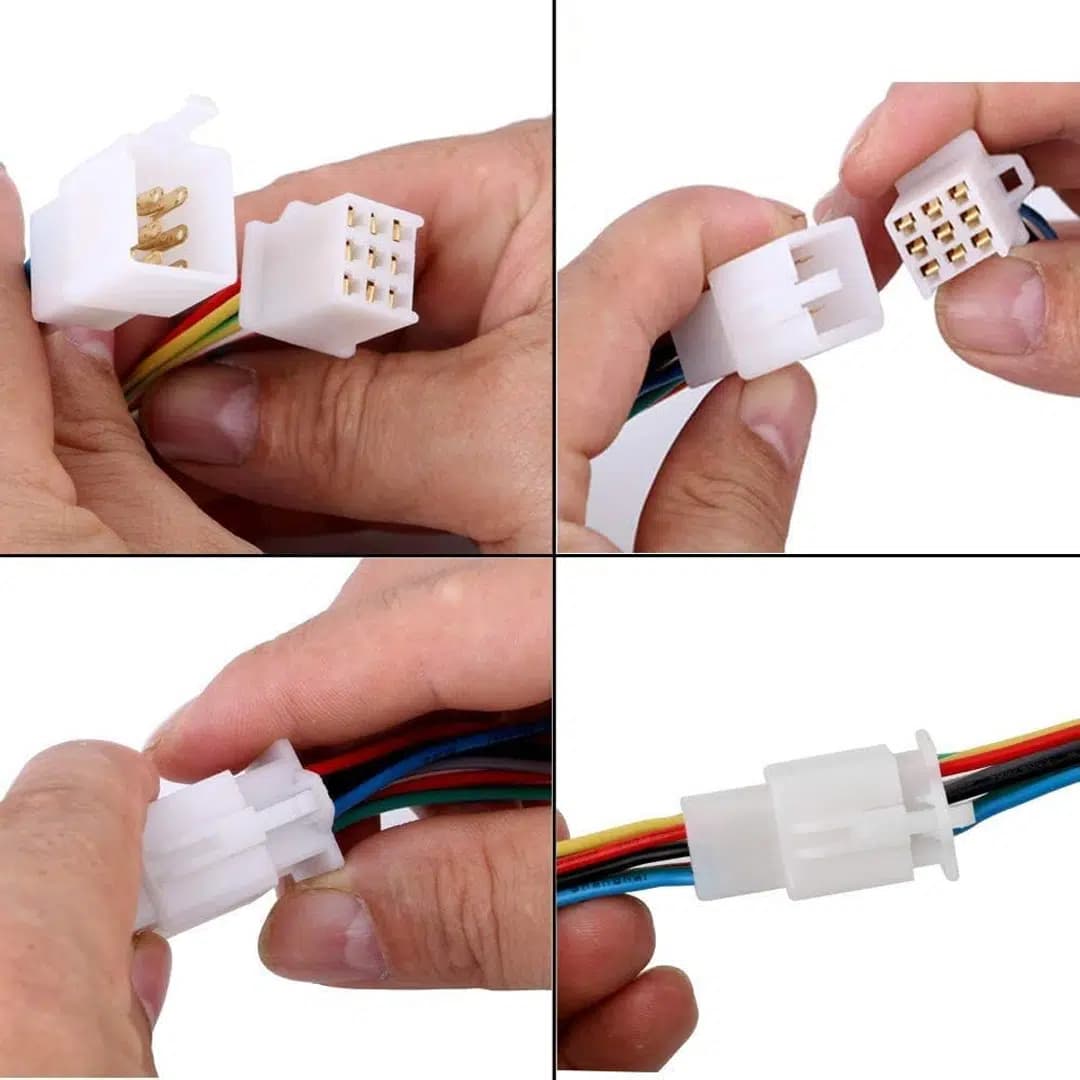 PowerMaster 9 Pin Araba-Motosiklet Soketi - Seyyar Elektronik