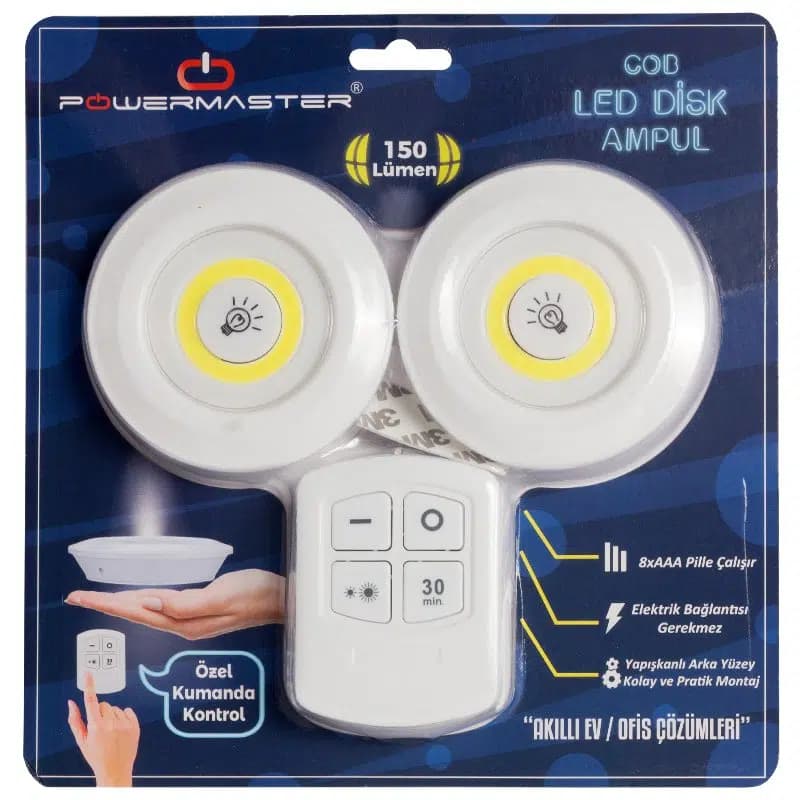 Powermaster Cob Led Kabin Ampul Kumandalı - küçük görsel 2