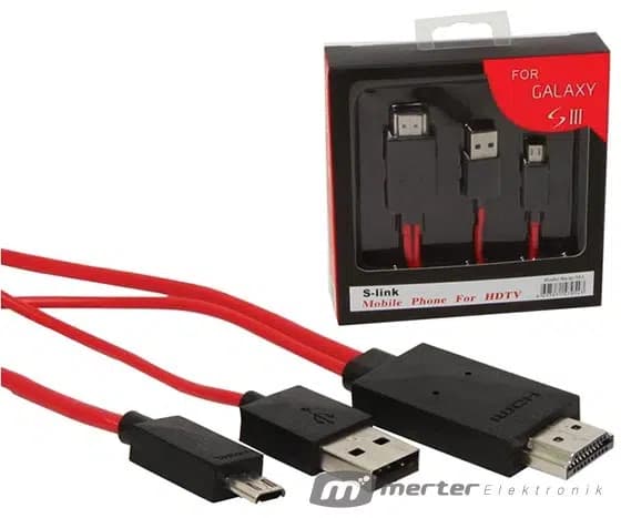 Powermaster PM-32017 MHL to HDMI Görüntü Aktarıcı Kablo 1080p Full HD Destekli - küçük görsel 3