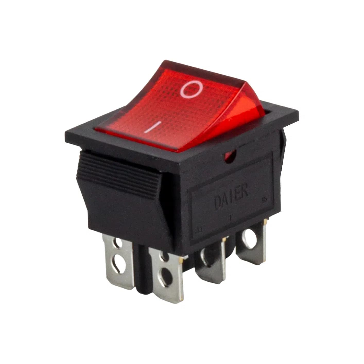 PowerMaster IC-104A Geniş Işıklı Anahtar 6P ON-OFF - Seyyar Elektronik