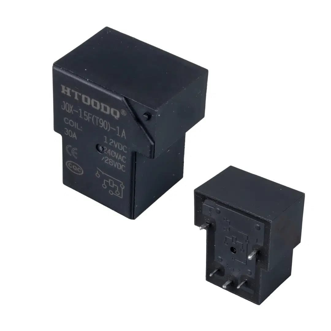 Powermaster JQX-15F-T90-1H 12VDC 30A 12VDC 5 Pin Röle - Seyyar Elektronik