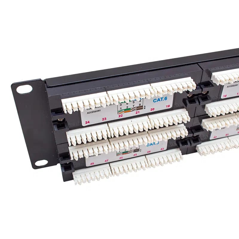 Powermaster PM-18501 48 Port UTP CAT6 Patch Panel - küçük görsel 2