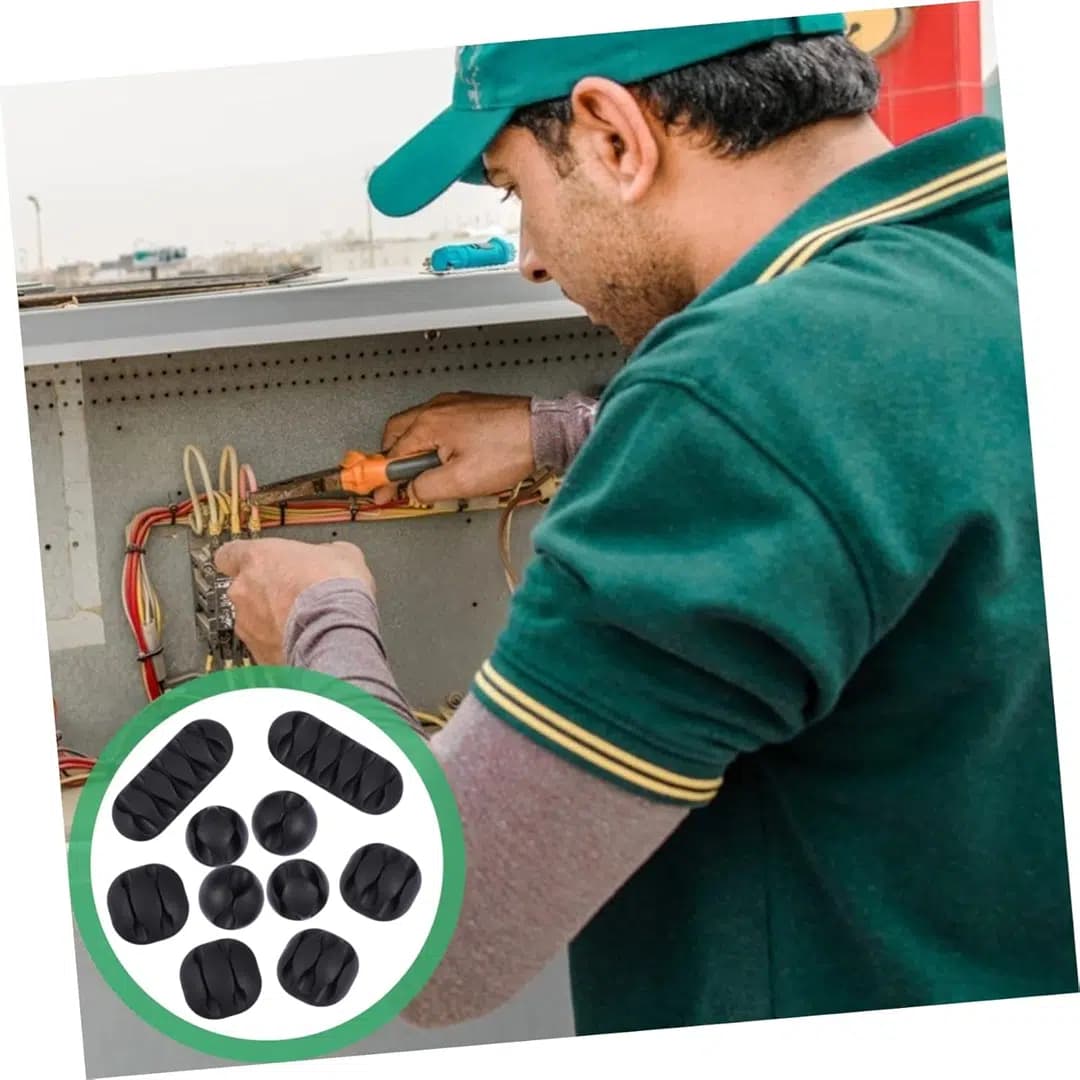 PowerMaster PM-22778 10'lu Kablo Düzenleyici Klips - küçük görsel 4